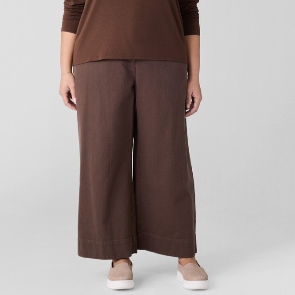 Eileen Fisher Chocolate Wide Leg Pants